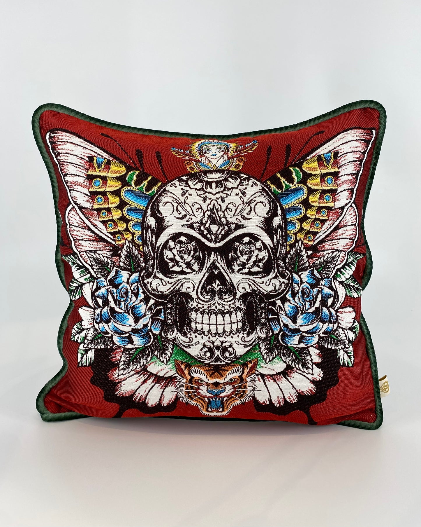 Pagalvė Burgundy Skull