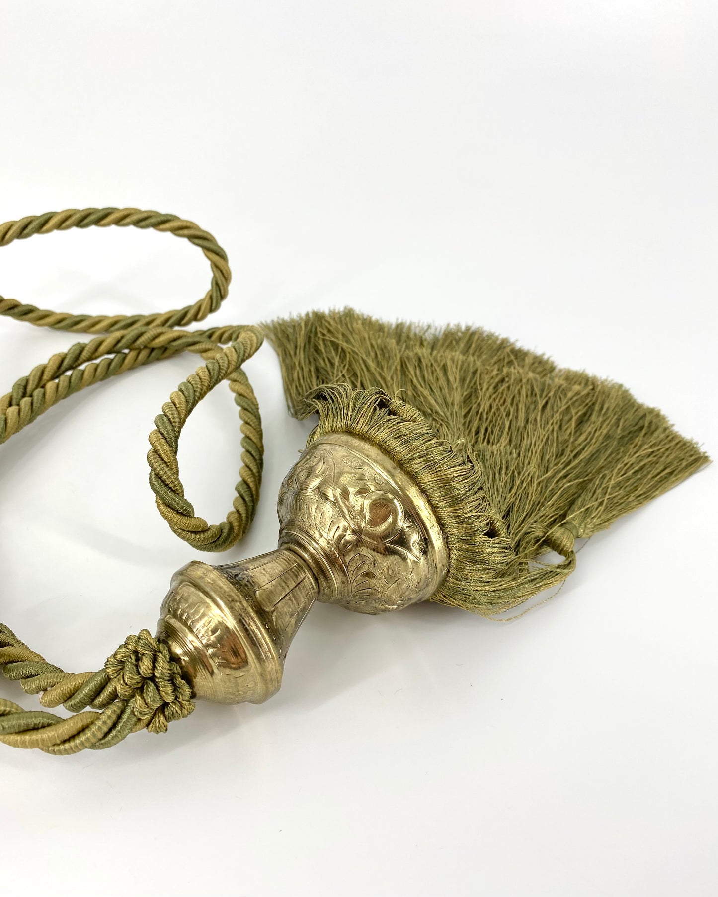 Užuolaidų parišimas Olive Green